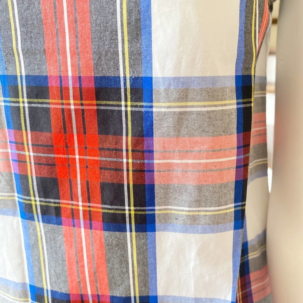NWT J CREW Sleeveless Tartan Plaid Top, LL0535 - Picture 4 of 8